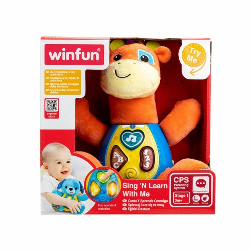 Peluche Jirafa Canta Y Aprende Conmigo Winfun Posee Sonido en Tipti Tipti