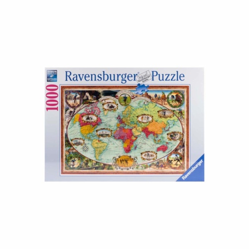 Rompecabezas Paseo En Bicicleta Alrededor Del Mundo Ravensburger