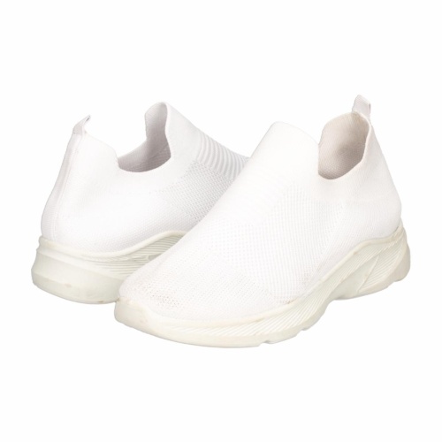 Zapatillas Blancas Mujer Sin Cordones Zapatillas Blancas