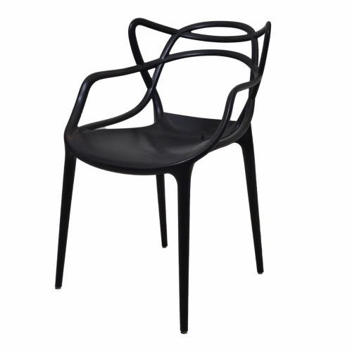 Silla Con Brazos Grafito Casa pica Plástica