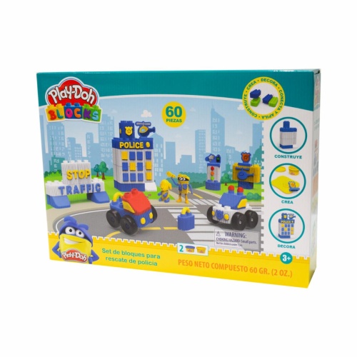Juego Para Armar Rescate Policial Play doh Incluye 60 Piezas en Tipti  Tipti
